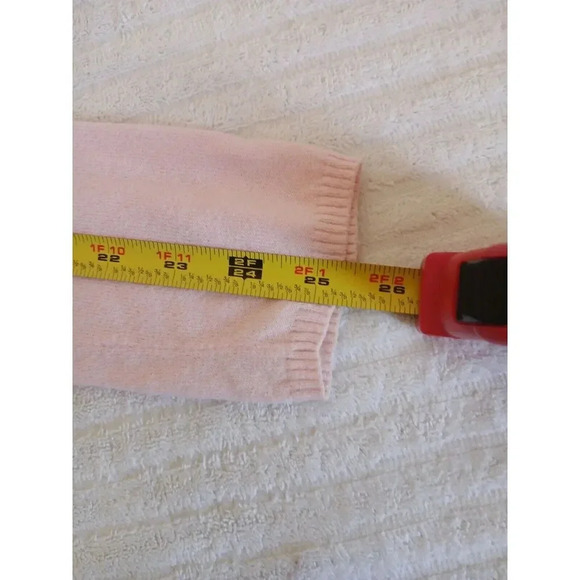 Gap Womens Ligth Sweater Size Large Pink Long Sleeve Round Neck - Picture 14 of 16
